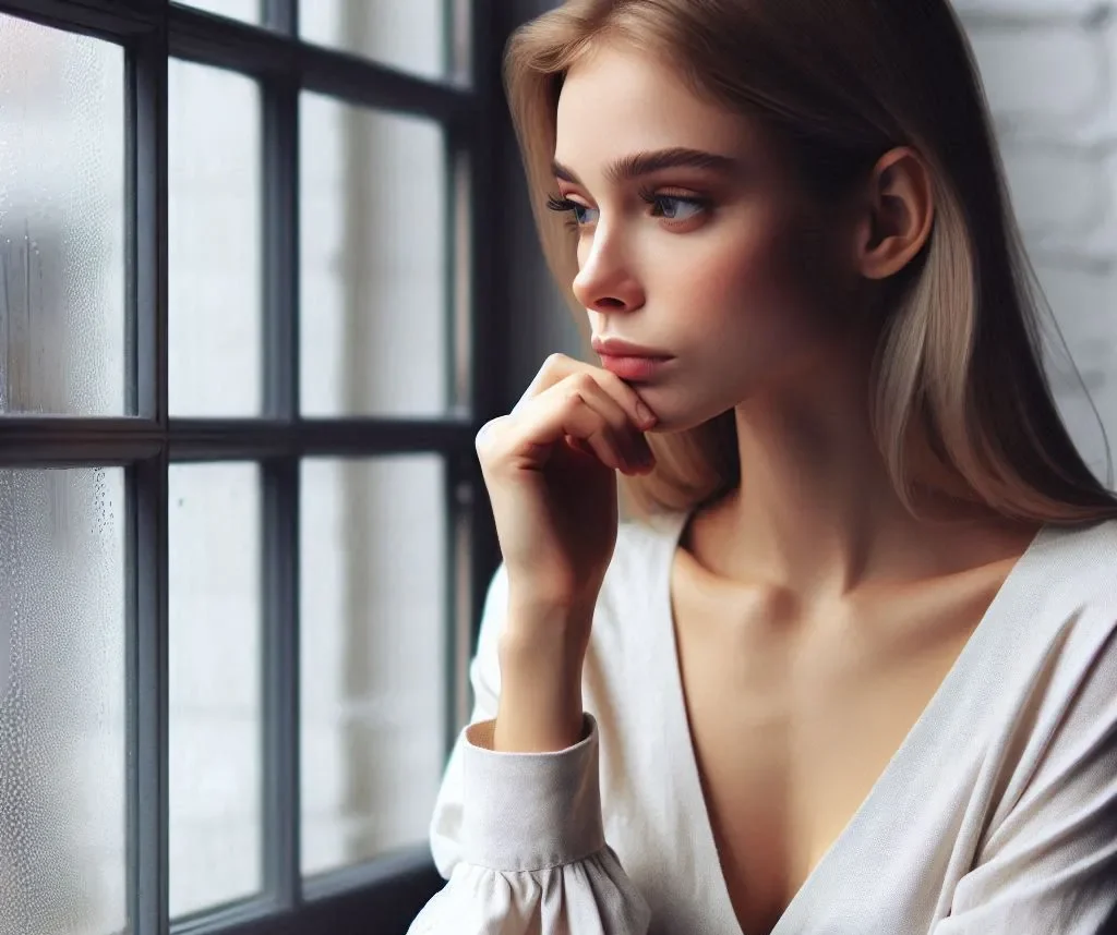 “Kvinde reflekterer over et parforhold præget af narcissistisk adfærd”